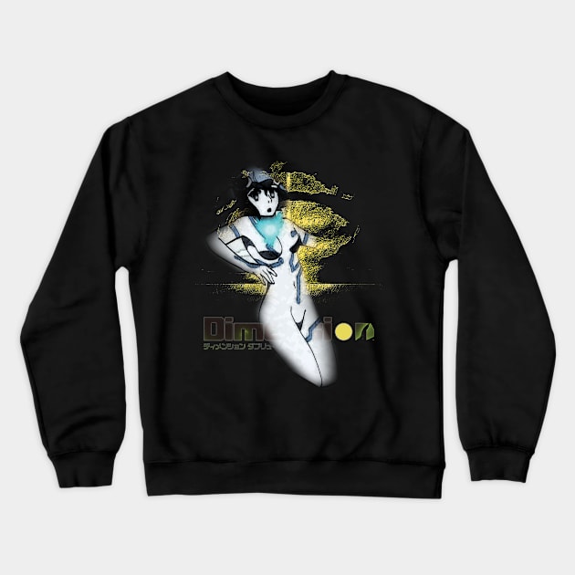 Dimension W ''ROBOTIC FEELINGS'' V1 Crewneck Sweatshirt by riventis66